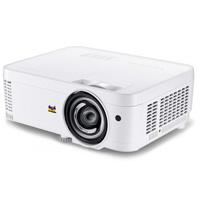 VIDEOPROYECTOR VIEWSONIC DLP PS600W/ WXGA/3700 LUMENS/VGA/HDMI/USB 2.0/RJ45/AUDIO 10W/15000 HORAS TIRO CORTO