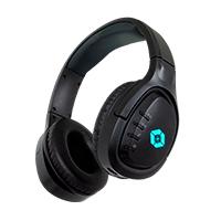 AUDIFONO DIADEMA GAMER BT CON MICROFONO DESMONTABLE PARA MANOS LIBRES CONECTOR 3.5 MM TRRS VORTRED BY PERFECT CHOICE NEGRO