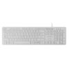 TECLADO ALAMBRICO ACTECK (AC-931663) TX22,USB,105 TECLAS,CABLE 1.5 M,ESTANDAR,BLANCO