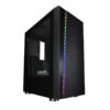 GABINETE BALAM RUSH (BR-929585) BASILISK GM740,MICRO ATX,SIN FUENTE,1*USB 3.0,CRISTAL TEMP,NEGRO