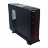GABINETE EVOTEC (EV-1011) VIENA,MICRO ATX,FUENTE 600W,2*USB 2.0,NEGRO