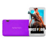 TABLET 7" NECNON (M002Q-2-MR) ANDROID 10,RAM 2/16GB,CAM 2/5MP,QUADCORE 1.8GHZ,FUNDA SILICON,MORADO