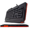 TECLADO ALAMBRICO NECNON (NGK-MINOTAUR) GAMING,ANTI-SALPICADURA,USB,BLOQ DESPL,LUZ RGB,ROJO NEGRO - Image 2