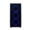 GABINETE NACEB (NA-0603) PLAYER,FULL ATX,SIN FUENTE,2*USB 2.0,1*USB 3.0,3*FAN,CRISTAL TEMP,NEGRO - Image 2
