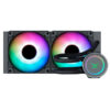 VENTILADOR P/CPU NACEB (NA-0615) ENFRIAMIENTO LIQUIDO,2 VENTILADOR,ARGB,120MM,2800RPM