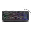 TECLADO ALAMBRICO NECNON (NGK-HYDRA) GAMING,MULTIMEDIA,USB,110 TECLAS,BLOQ DESPL,LUZ LED,NEGRO