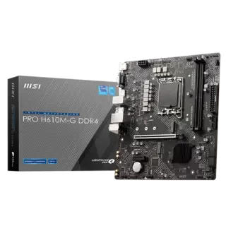 MOTHERBOARD MSI (PRO H610M-G DDR4) SOCKET 1700, 2*DDR4 3200MHZ, 1*HDMI, 1*VGA, MICRO ATX