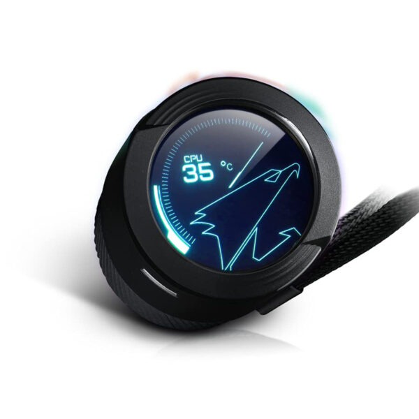 VENTILADOR P/CPU GIGABYTE (GP-AORUS WATERFORCE X 360)3 FAN 120MM, RGB,INTEL/AMD,ENFRIAMIENTO LIQUIDO - Image 2