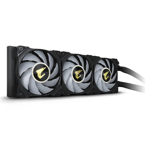 VENTILADOR P/CPU GIGABYTE (GP-AORUS WATERFORCE X 360)3 FAN 120MM, RGB,INTEL/AMD,ENFRIAMIENTO LIQUIDO - Image 4