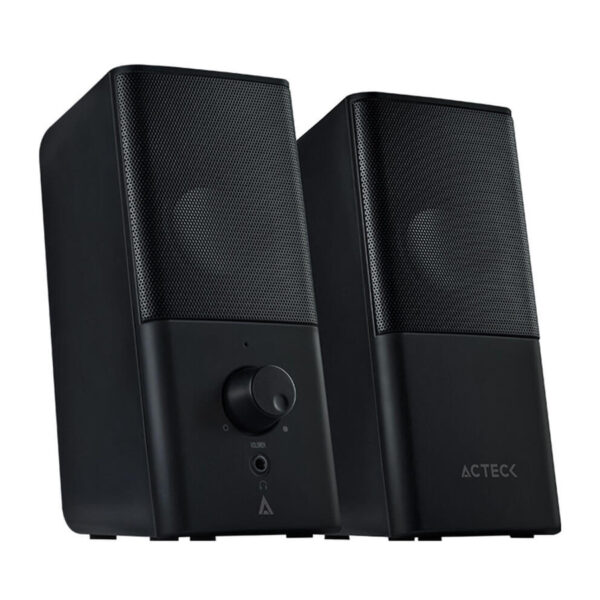 BOCINAS 2.0 ACTECK (AC-922043) S30,6 W RMS,USB,AUXILIAR 3.5,NEGRO