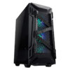 GABINETE ASUS (GT301/BLK/ARGB FAN//) NEGRO,RGB 120MM FANS*3,120MM FAN,VIDRIO TEMPLADO,MT,S/FUENTE