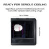 GABINETE ASUS (GX601 ROG STRIX HELIOS CASE/BK/AL/WITH HANDLE) NEGRO,RGB 120MM FANS*3,MT,S/FUENTE - Image 3