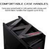 GABINETE ASUS (GX601 ROG STRIX HELIOS CASE/BK/AL/WITH HANDLE) NEGRO,RGB 120MM FANS*3,MT,S/FUENTE - Image 4