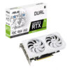 TARJETA DE VIDEO ASUS (DUAL-RTX3060TI-O8GD6X-WHITE) 256-BIT,PCI-E 4.0,HDMI 2.1,3*DP,DUAL FAN,BLANCO