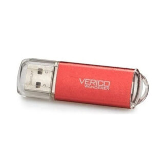 MEMORIA USB VERICO (1UDOV-M4RD83-NN) 8GB WANDERER VM04L, METALICO ROJO, USB2.0