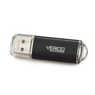 MEMORIA USB VERICO (1UDOV-M4BK83-NN) 8GB WANDERER VM04L, METALICO NEGRO, USB2.0