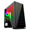GABINETE BALAM RUSH (BR-922968) TALOS GI980,MICRO ATX,SIN FUENTE,1*USB 3.0,CRISTAL TEMPLADO,NEGRO