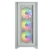 GABINETE CORSAIR (CC-9011205-WW) ICUE 4000X RGB BLANCO PANEL CRISTAL TEMPLADO MED-TORRE SIN FUENTE - Image 3