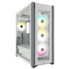 GABINETE CORSAIR (CC-9011227-WW) ICUE 7000X RGB 3,PANEL CRISTAL,BLANCO,ATX,SIN FUENTE