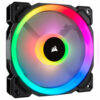 VENTILADOR GABINETE CORSAIR (CO-9050071-WW) LL120 RGB LUZ DUAL, 120MM, NEGRO - Image 2