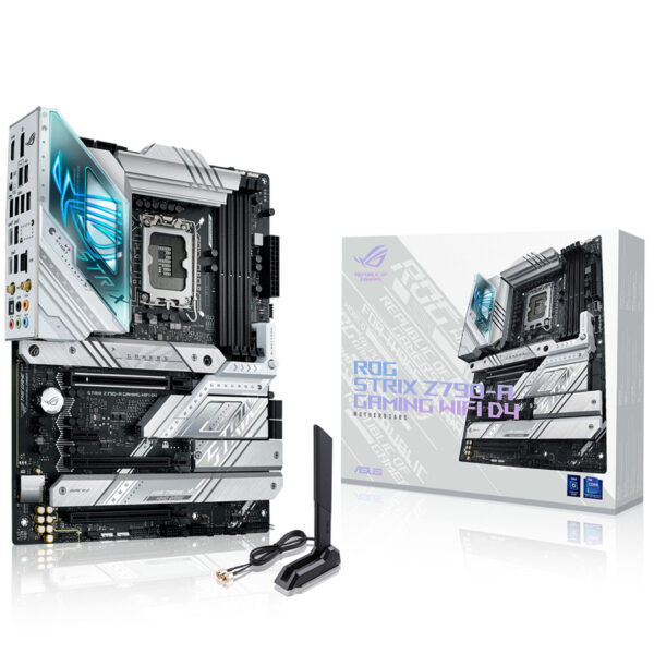 MOTHERBOARD ASUS (ROG STRIX Z790-A GAMING WIFI D4)SOCKET 1700 13A,4*DDR4,HDMI,DP,PCIE-5.0,WIFI6E,ATX