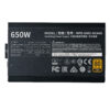 FUENTE DE PODER COOLER MASTER (MPE-6501-ACAAG-U2)MWE GOLD V2 650W A/US CABLE - Image 2