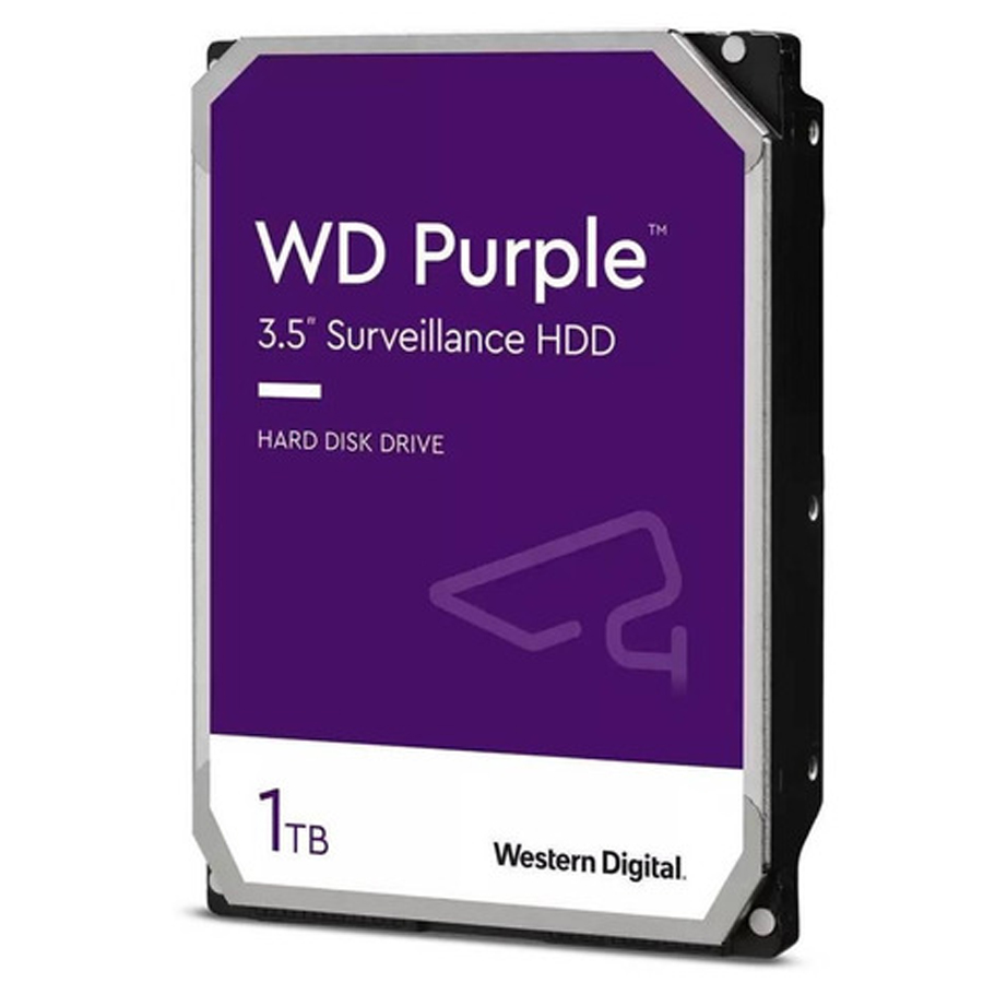 DISCO DURO WD PURPLE 3.5" 1TB (WD10PURZ-RC), RECERCICADO, 5400 RPM, 64MB, SATA3