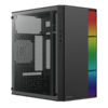 GABINETE ACTECK (AC-935753) FUSION II GI440,MICRO ATX,FUENTE 500W,1*USB 3.0,RGB,ACRILICO,NEGRO