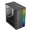 GABINETE ACTECK (AC-935753) FUSION II GI440,MICRO ATX,FUENTE 500W,1*USB 3.0,RGB,ACRILICO,NEGRO - Image 2