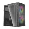 GABINETE ACTECK (AC-935838) FUJI GC470,MICRO ATX,FUENTE 500W,1*USB 3.0,ACRILICO,MALLA METAL,NEGRO