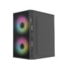 GABINETE ACTECK (AC-935838) FUJI GC470,MICRO ATX,FUENTE 500W,1*USB 3.0,ACRILICO,MALLA METAL,NEGRO - Image 4