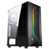 GABINETE MSI (MAG VAMPIRIC 100R) NEGRO, VIDRIO TEMPLADO, VENTILADOR ARGB, ATX