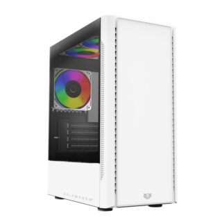 GABINETE BALAM RUSH (BR-936101) NYX GI730,MICRO ATX,1*USB 3.0,CRISTAL TEMP,BLANCO