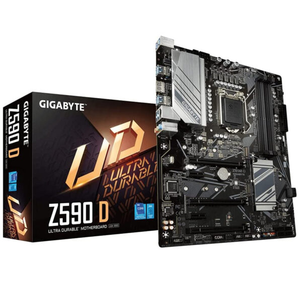 MOTHERBOARD GIGABYTE (Z590 D) SOCKET 1200 11A,4*DDR4,2*M.2,DP,PCIE 4.0,ATX