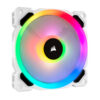 VENTILADOR GABINETE CORSAIR (CO-9050091-WW) LL120 RGB LUZ DUAL, 120MM, BLANCO