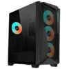 GABINETE GIGABYTE (GB-C301G) C301 GLASS, VIDRIO TEMPLADO, RGB FUSION, ATX, NEGRO