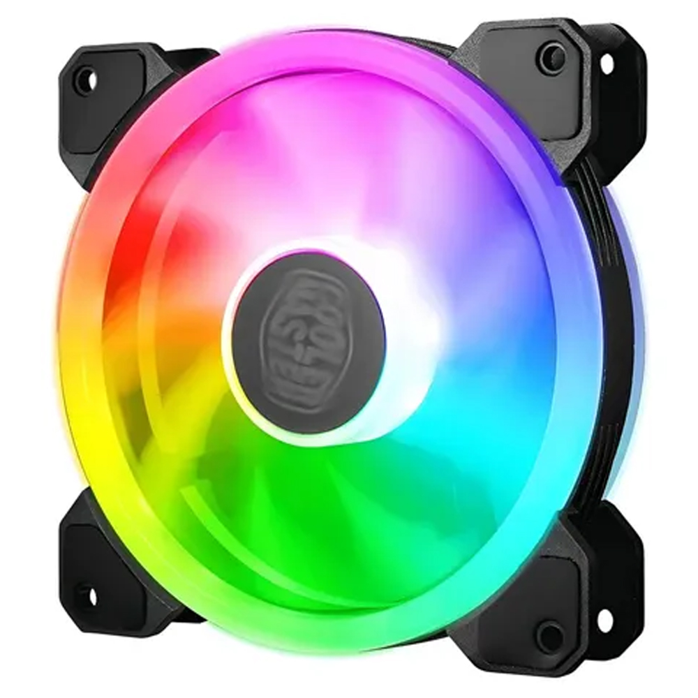 VENTILADOR P/GABINETE COOLER MASTER (MFW-B2DN-18NPA-S3) MASTERFAN MF120 S3, ARGB,120MM,1800RM,NEGRO