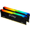 MEMORIA DIMM DDR4 KINGSTON (KF432C16BB2AK2/16) 16GB (KIT 2X8GB) 3200MHZ, CL16, FURY BEAST RGB, NON-