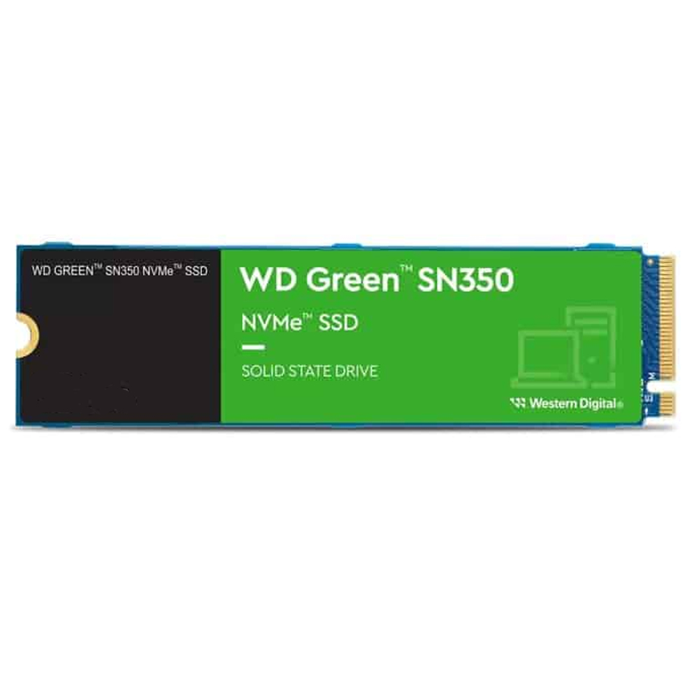 SSD M.2 500GB (WDS500G2G0C) WD GREEN SN350, PCIE 3.0, NVME, 2280