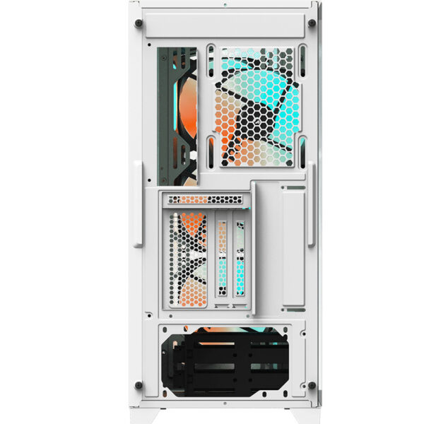GABINETE GIGABYTE (GB-C301GW) C301 GLASS, VIDRIO TEMPLADO, RGB FUSION, ATX, BLANCO - Image 5