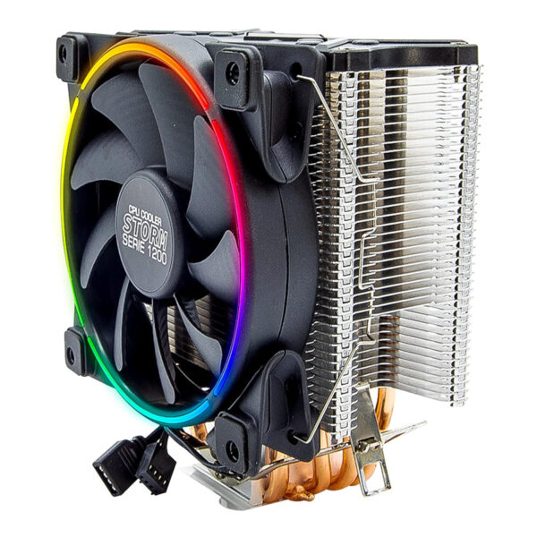 VENTILADOR P/CPU YEYIAN (AC1200) STORM 1200,120MM,RGB,1000-1800 RPM