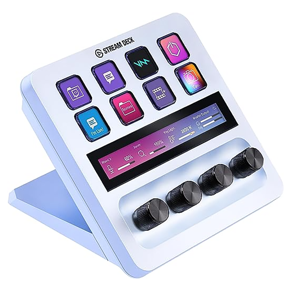 TECLADO P/STREAMING ELGATO (10GBD9911) STREAM DECK +,8 TECLAS,AJUSTE DE NIVELES,PANTALLA TACTIL,BLAN - Image 2