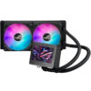 VENTILADOR P/CPU ASUS (ROG RYUJIN III 240 ARGB) 2 FANS 120MM,PANTALLA LCD 3.5",ENFRIAMIENTO LIQUIDO