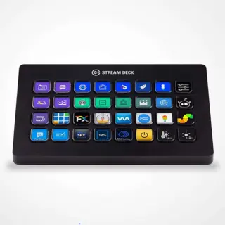 TECLADO P/STREAMING ELGATO (10GAT9901) STREAM DECK XL,32 TECLAS LCD,NEGRO