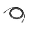 CABLE GETTTECH (GCU-UCQC-01) USB TIPO C - USB TIPO C, SALIDA 3A, NEGRO, 2MTS - Image 2