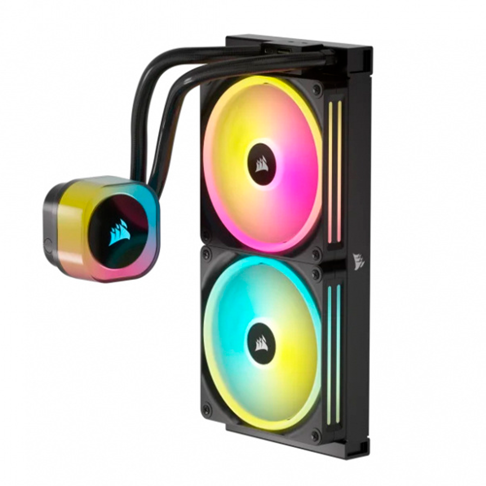 VENTILADOR P/CPU CORSAIR (CW-9061002-WW) ICUE LINK H115I RGB AIO,280MM,2 FAN,NEGRO - Image 2