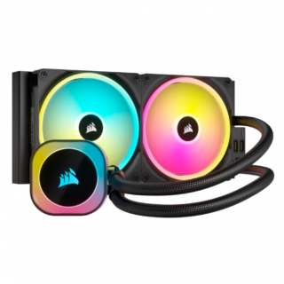 VENTILADOR P/CPU CORSAIR (CW-9061002-WW) ICUE LINK H115I RGB AIO,280MM,2 FAN,NEGRO