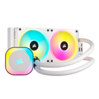 VENTILADOR P/CPU CORSAIR (CW-9061005-WW) ICUE LINK H100I RGB AIO,240MM,2 FAN,BLANCO
