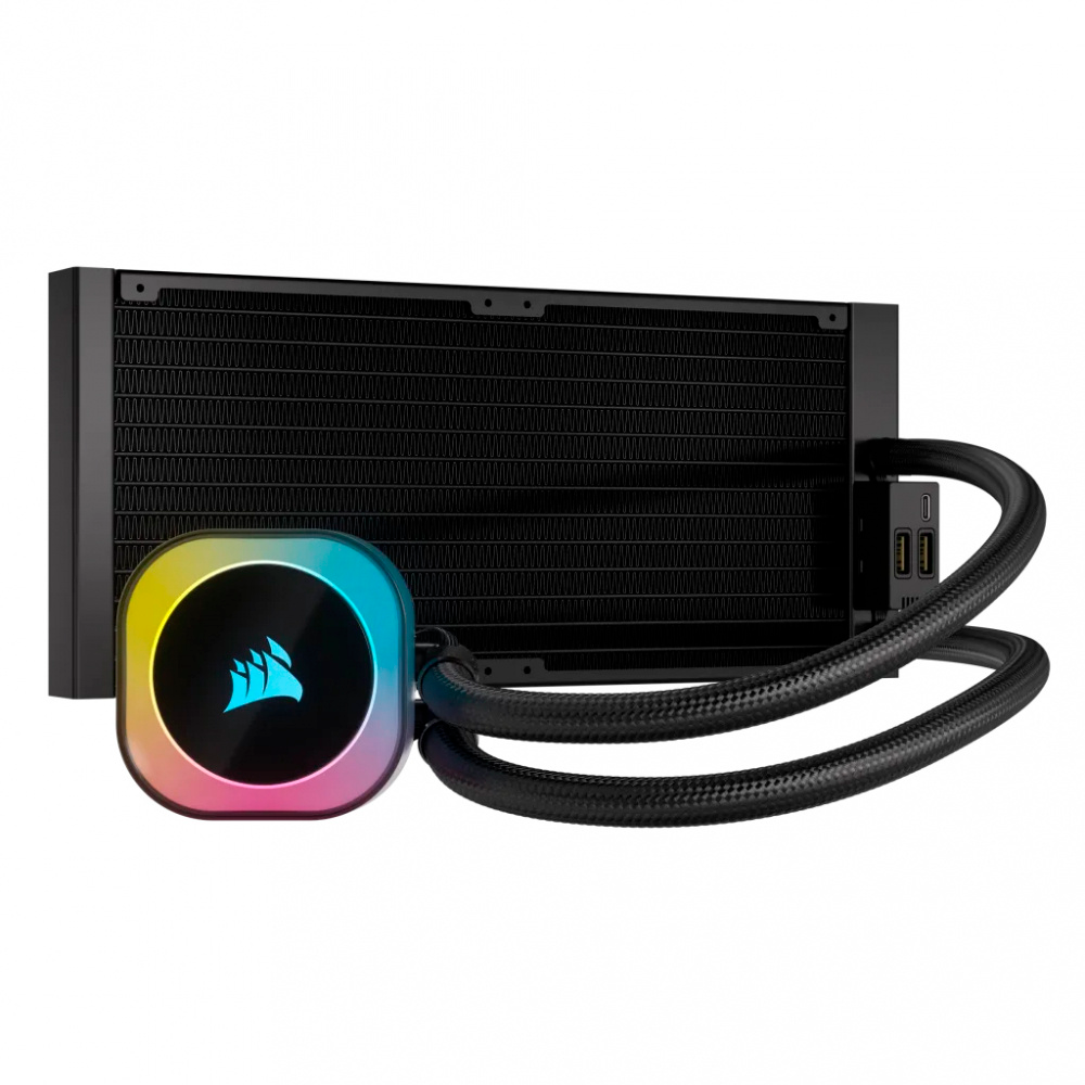 VENTILADOR P/CPU CORSAIR (CW-9061002-WW) ICUE LINK H115I RGB AIO,280MM,2 FAN,NEGRO - Image 4