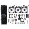 VENTILADOR P/CPU COOLER MASTER (MLX-D36M-A25PZ-R1)MASTERLIQUID 360 ATMOS,ARGB,4PWM,LGA1700/AM5,NEGRO - Image 4